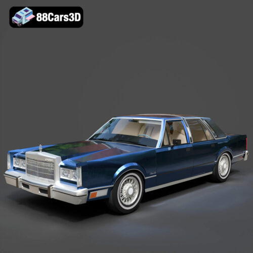 Lincoln Town Car 1986 3D Model