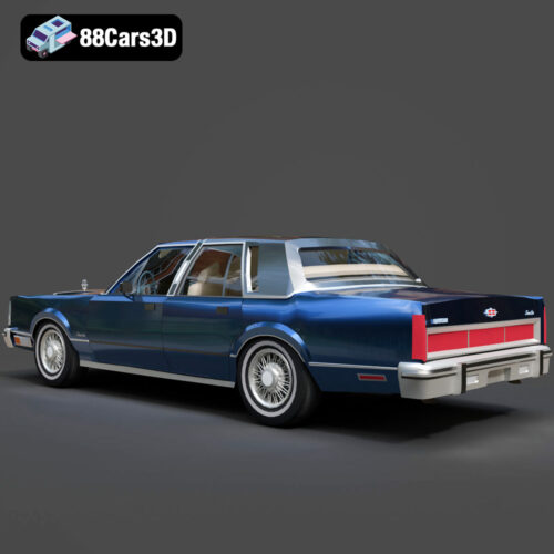 Lincoln Town Car 1986 3D Model