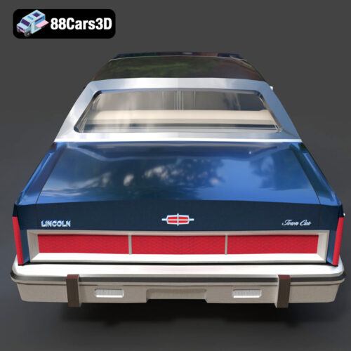 Lincoln Town Car 1986 3D Model