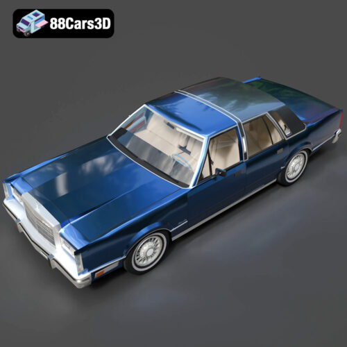 Lincoln Town Car 1986 3D Model