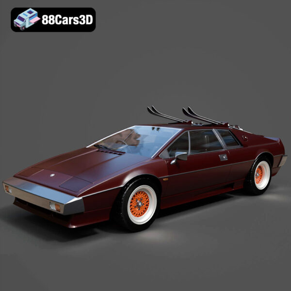 Lotus Turbo Esprit-001 Lotus Turbo Esprit 1980 3D Model
