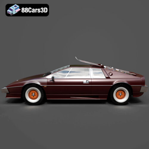 Lotus Turbo Esprit-002 Lotus Turbo Esprit 1980 3D Model