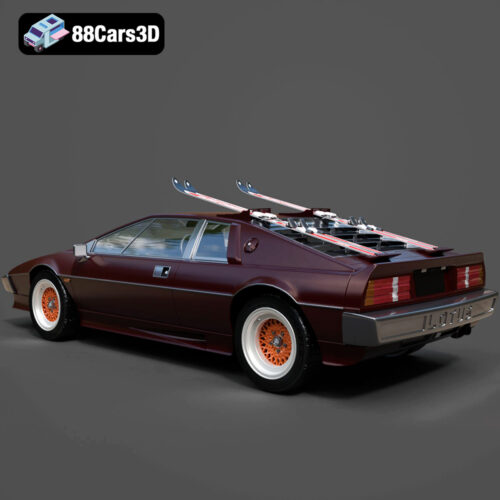 Lotus Turbo Esprit-003 Lotus Turbo Esprit 1980 3D Model