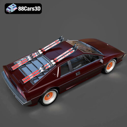 Lotus Turbo Esprit-005 Lotus Turbo Esprit 1980 3D Model