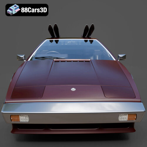 Lotus Turbo Esprit-006 Lotus Turbo Esprit 1980 3D Model