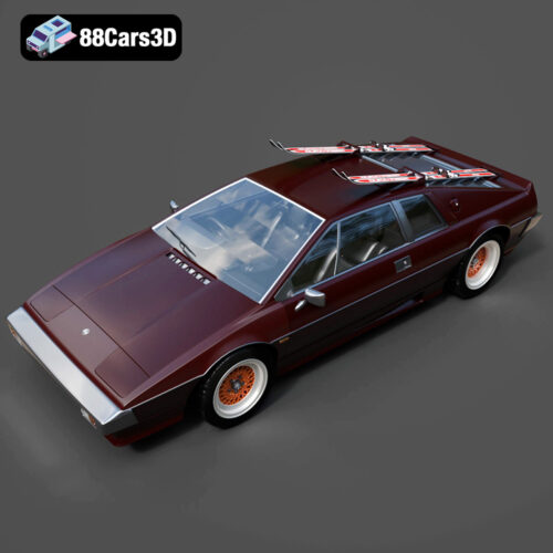 Lotus Turbo Esprit-007 Lotus Turbo Esprit 1980 3D Model