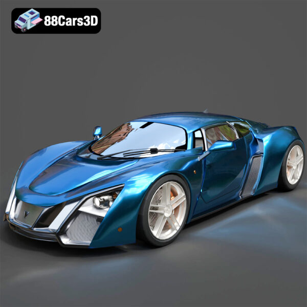 Marussia B2-001 Marussia B2 2010 3D Model