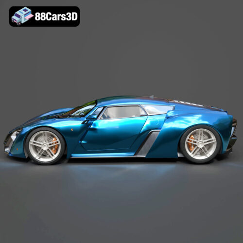 Marussia B2-002 Marussia B2 2010 3D Model