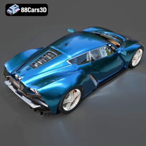 Marussia B2-005 Marussia B2 2010 3D Model