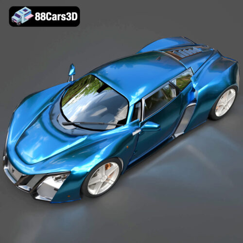 Marussia B2-007 Marussia B2 2010 3D Model