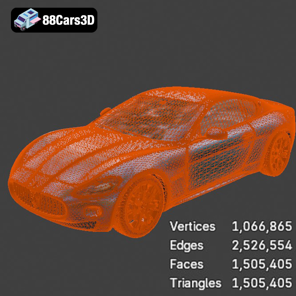 Maserati GT 3D Model