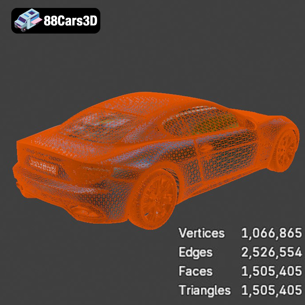 Maserati GT 3D Model