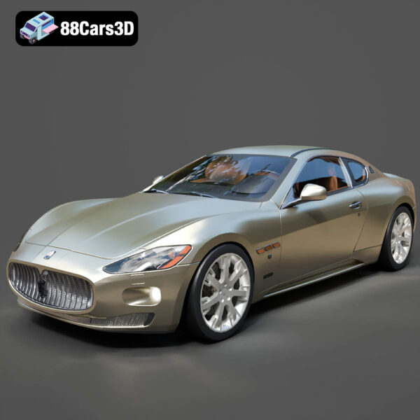 Maserati GranTurismo-001 Maserati GranTurismo 2007 3D Model