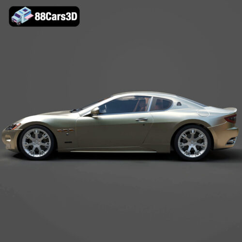 Maserati GranTurismo-002 Maserati GranTurismo 2007 3D Model