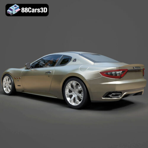 Maserati GranTurismo-003 Maserati GranTurismo 2007 3D Model