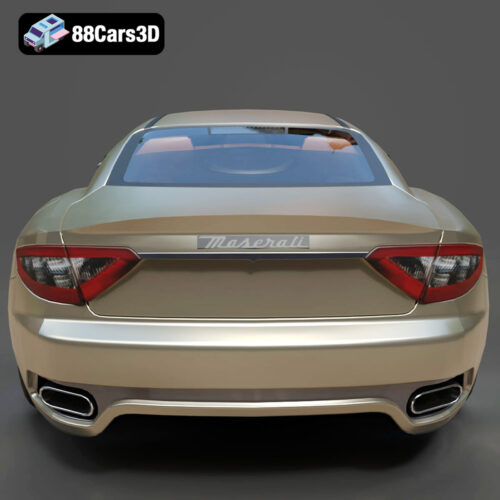 Maserati GranTurismo-004 Maserati GranTurismo 2007 3D Model