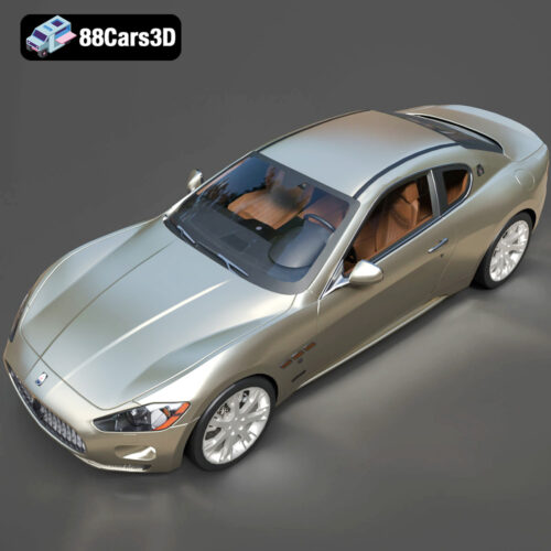 Maserati GranTurismo-007 Maserati GranTurismo 2007 3D Model