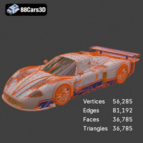 Maserati MC 12 3D Model