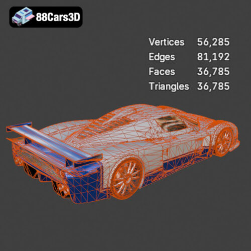 Maserati MC 12 3D Model