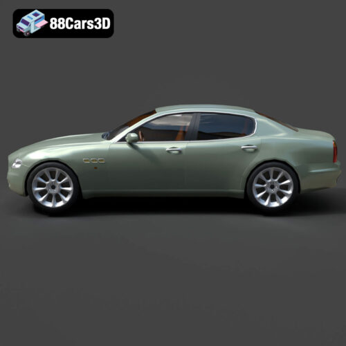 Maserati Quattroporte 2013 3D Model
