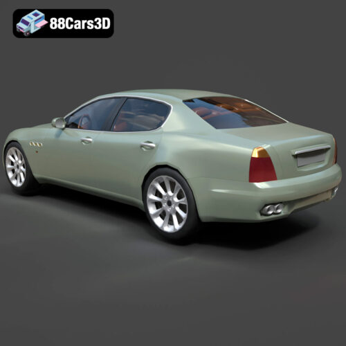 Maserati Quattroporte 2013 3D Model
