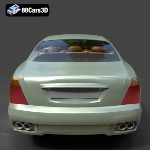 Maserati Quattroporte 2013 3D Model