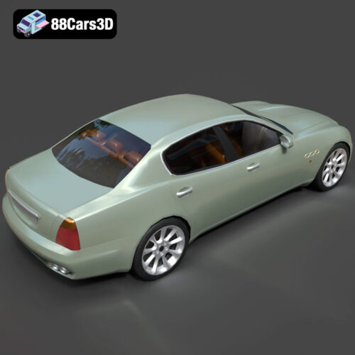 Maserati Quattroporte 2013 3D Model