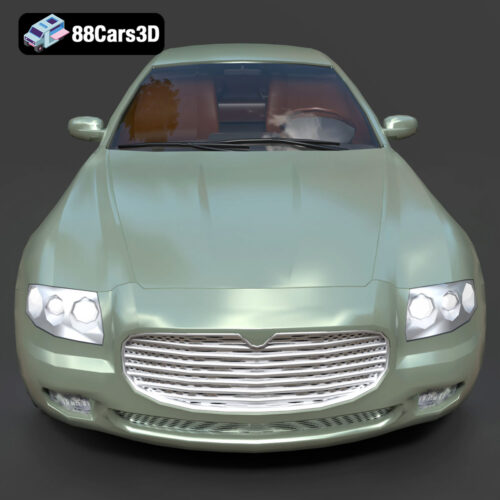 Maserati Quattroporte 2013 3D Model