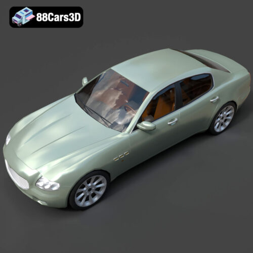 Maserati Quattroporte 2013 3D Model