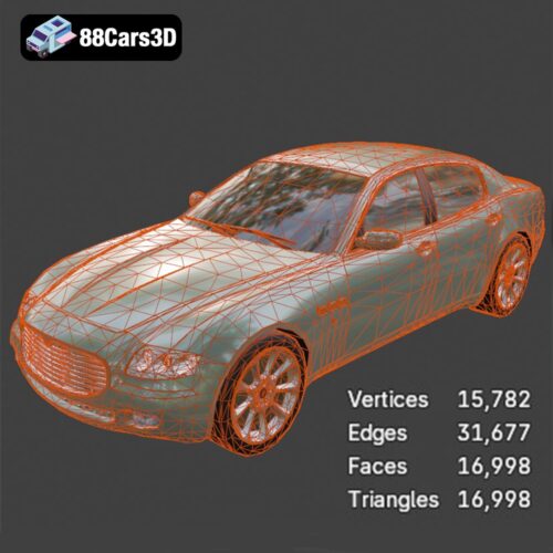 Maserati Quattroporte 2013 3D Model