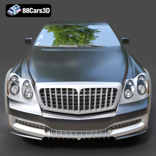 Maybach 57S Coupe Xenatec 3D Model