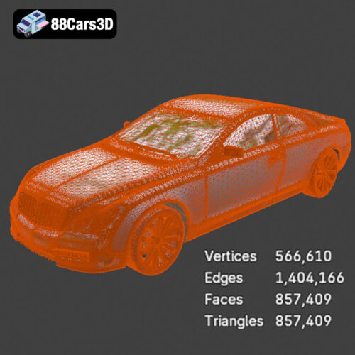 Maybach 57S Coupe Xenatec 3D Model