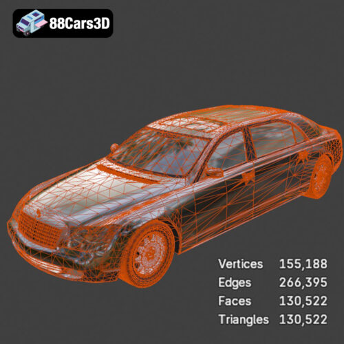 Maybach 62-008 Maybach 62 3D Model