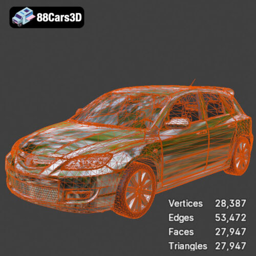 Mazda 3 MPS 3D Model