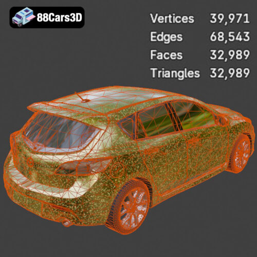 Mazda 3 MPS Mazdaspeed 3D Model