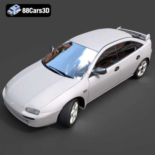 Mazda 323 F 3D Model
