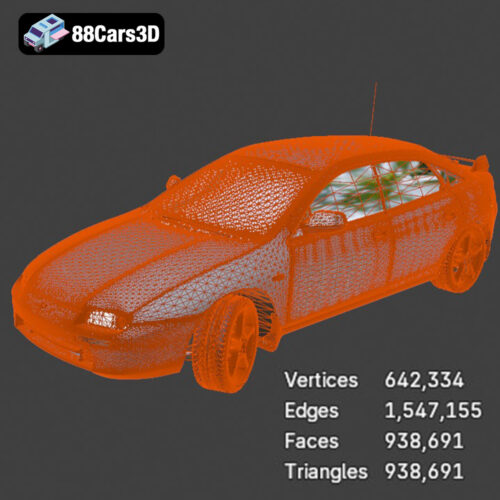 Mazda 323 F 3D Model