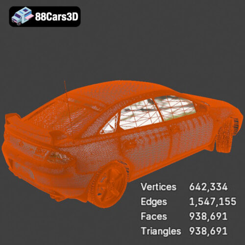 Mazda 323 F 3D Model