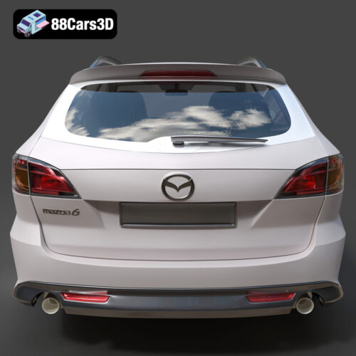 Mazda 6 Wagon 3D Model