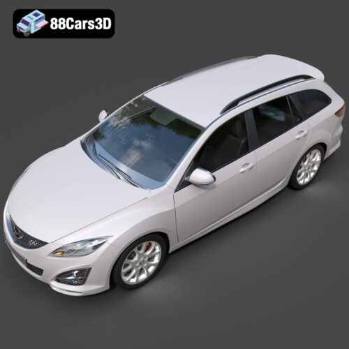 Mazda 6 Wagon 3D Model