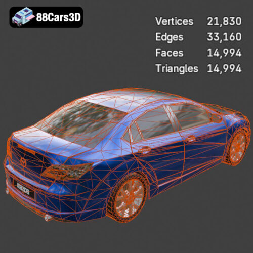 Mazda 6 2008 3D Model