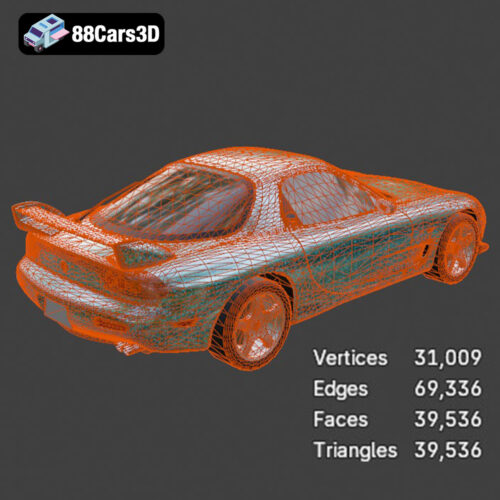 Mazda_RX-7-009 Mazda RX-7 3D Model