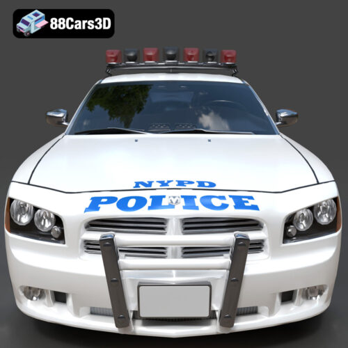 Dodge Charger Police NYPD 3D Model