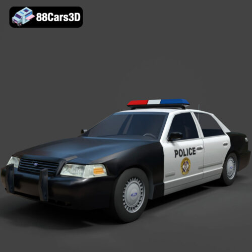 Ford Crown Victoria Police 2011 3D Model