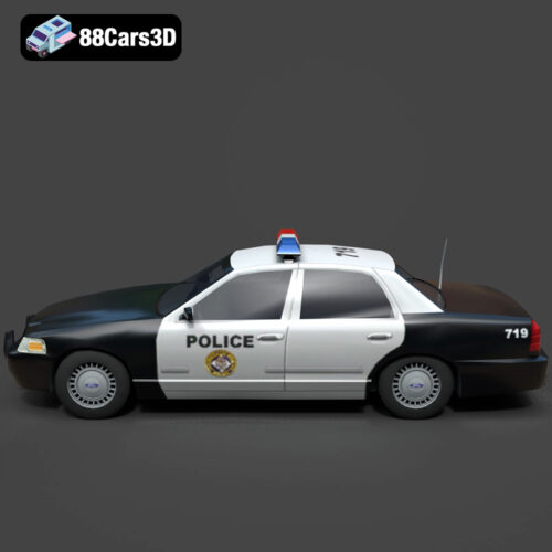 Ford Crown Victoria Police 2011 3D Model