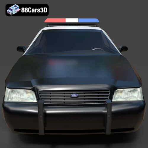 Ford Crown Victoria Police 2011 3D Model