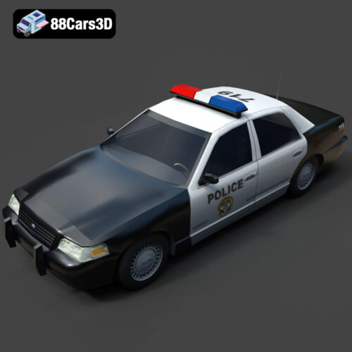 Ford Crown Victoria Police 2011 3D Model