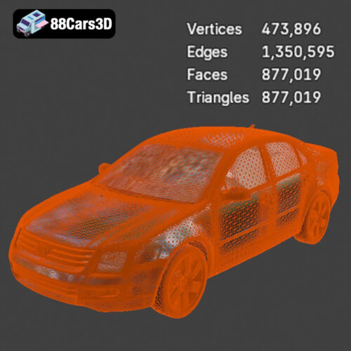 Ford Fusion 2007 3D Model