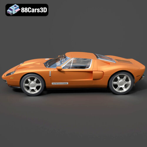 Ford GT-002 Ford GT 3D Model