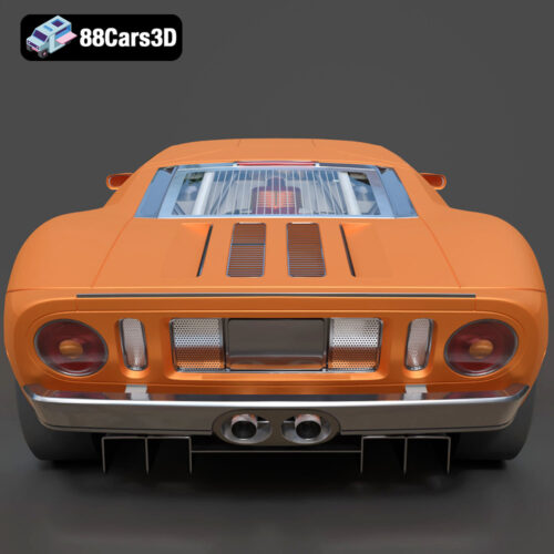 Ford GT-004 Ford GT 3D Model